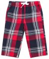 Baby Pyjama broekje Larkwood LW083 rood-navy